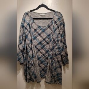 Catherines Womens Plus Size Impossibly Soft Cardigan And Tank Top 4X